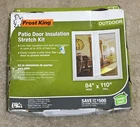 Frost King V96H Outdoor Stretch Window Kit, 84IN X 110IN, Clear, Brand New. Price: $9.99.