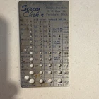 Ruelle Brothers Screw Chek'r Gage Metal And Drill Size Gauge Used. Price: $13.55.