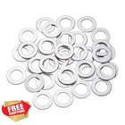 Uxcell 150PC Aluminum Flat Washer 8X14X1MM Silver Seal Gaskets Machinery New. Price: $20.00.