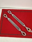 National Hardware Eye & Turnbuckle Galvanized Steel 3/8" X 6" (2) New. Price: $29.00.