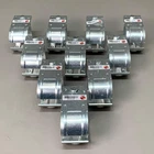 National Hardware 10-PK! Steel Round Rail Brackets Face Mount 4.5" X 3" N100-006 New. Price: $84.00.