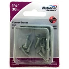Assessor Size,brand, Steel Galvanized/zinc Plated Corner Brace New. Price: $9.99.