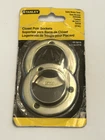Stanley /CD19-3215 Closet Pole Sockets Satin Brass Tone New Open. Price: $14.99.