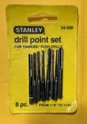 Vtg Stanley Yankee 04-069 Push Drill Points Bits 8PC Set Sealed Nip New. Price: $74.99.