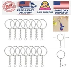 Complete 50-PACK Key Kit With Chains & Jump Rings Perfect For Diy Designs New. Price: $11.99.