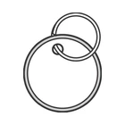 Hy-ko KB144-50 1-1/4 In. Paper Tag Aluminum With Split Ring, 50-PK. New. Price: $20.73.