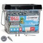 Eagle Claw Stainless Steel Wood Screws Star Drive Flat Head Various Sizes New. Price: $369.95.