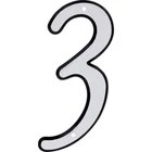 Hillman 4-IN. Nail-on Reflective House Number 3 New. Price: $6.94.