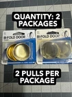 2-PACK Lot 2/PC Prime-line 161903 Bright Brass Left Handed Knob Pull New. Price: $13.43.