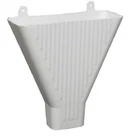 Funnel For 2 X 3-IN. Downspout, White Plastic New. Price: $48.01.