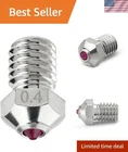 Printer Nozzle 0.4MM Ruby Copper For E3D Prusa Kobra Compatible Durable New. Price: $52.74.