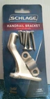 Schlage Handrail Bracket, Satin Nickel (68091) Fs Open. Price: $10.00.