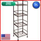 Retailer Basics 4-TIER Iron Towel Shelf For Bathroom Black 11.4L X 11.8W 44.5H New. Price: $62.63.