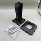 Muzata 4-PACK Black Glass Railing Spigot Clamp 8-12MM Stainless Steel Heavy Duty Open. Price: $44.50.