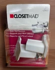 Low Profile Wall Bracket, 2-PK. 6641 Closet Maid White New. Price: $9.99.
