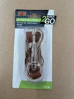 New Hy-ko KC186 Leather Strap Snap On Metal Clip Key Ring. Price: $9.50.