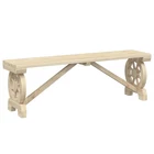 Rustic Solid Wood Outdoor Bench And Footrest Set Vidaxl New. Price: $87.99.