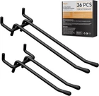 Incly 4/6 Inch Black Hooks, 36 Pack Heavy Duty Double Arm ... New. Price: $35.94.