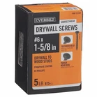 Everbilt #6 X 1-5/8 Coarse Drywall Screws Phillips Phosphate Bugle 975 New. Price: $22.00.