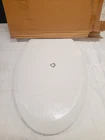 Signature Hardware 447329 Soft Close Elongated Toilet Seat - White Open. Price: $25.19.