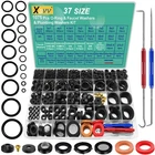Xbvv 37 Size 1075 Pcs Faucet Washers & O-rings Kit Plumbing Gasket Black New. Price: $34.07.