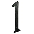 Deltana RNZ4-1 Black 4" Zinc Die-cast Residential Number New. Price: $12.58.