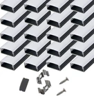 Starlandled Aluminum Black Channel 20PACK 3.3FT/1M For 16MM Wide Strip New. Price: $52.99.