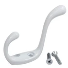 Rok Hardware Heavy Duty Coat Hook, 3-1/2", White New. Price: $15.15.