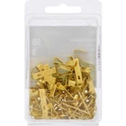 Hillman 42083 Brass Plated Steel Standard Picture Hangers Lbs. (pack Of 5) New. Price: $24.46.