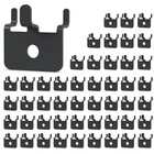Huhole 50 Pack Black Metal U-shape Pegboard Picture Hangers 1/8 & 1/4" New. Price: $40.30.