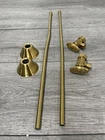 Signature Hardware SH231BG Bathroom Supply Kit W/ 5/8" X 3/8" Od-brushed Gold Open. Price: $109.99.