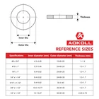 50PCS Fender Washers X 1-1/4", 304 Stainless Steel Flat Universa... New. Price: $20.93.