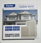 12" X Wood Gable Vent With Replaceable Screen, Paintable Finish, And Ultr... New. Price: $20.00.