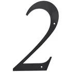 Hillman 844812 Plastic Black Reflective Nail-on #2 Number 6 In. (pack Of 3) New. Price: $10.10.