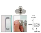 Crl UV34ADP 3/4" Standoff Adaptor Plate Brushed Stainless Steel New. Price: $21.30.