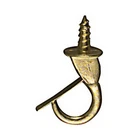 National Hardware N119-909 Safety Cup Hook, Brass, 7/8 In., 2-PK. Quantity 10 New. Price: $32.66.