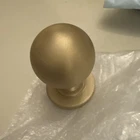 Signature Hardware 1" Rodino Solid Brass Round Cabinet Knob - Stain New. Price: $6.99.