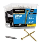 Hillman 48615 Power-pro Premium Exterior Flat Head Wood & Deck Screw #10 In. New. Price: $52.52.