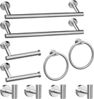 Lckppt 10 Piece Brushed Nickel Bathroom Hardware Kit Stainless Steel Wall Mount New. Price: $24.99.
