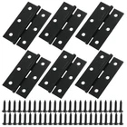 6 Pack 2.5 Inch Door Cabinet Hinge,folding Butt Hinges Black Furniture ... New. Price: $13.11.
