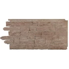Novik Stone Vinyl Siding 20.250" 45" Sand Blend (49.32-SQ-FT Per Box) New. Price: $267.41.
