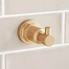 Signature Hardware 476967 Greyfield Single Robe Hook, Brushed Gold New. Price: $133.00.