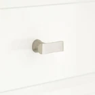 1-1/2" Honfleur Solid Brass Cabinet Knob Brushed Nickel New. Price: $20.00.