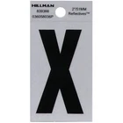 Hillman 839366 Mylar Black Reflective Self-adhesive Letter 2 In. (pack Of 6) New. Price: $7.13.