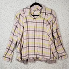 Free People Top Seeking Starlight Plaid Button Down Shirt Pink Xs Boho Grunge Pre-owned. Price: $20.01.