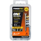Hillman 116714 Zinc Plated Steel Star Drive Multi-material Screw #8 X In. New. Price: $9.04.