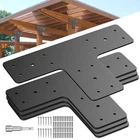 Post Timber Brackets, 12X8 Inch Heavy Duty Made Of M... New. Price: $47.69.