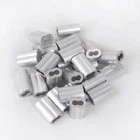 Higood Wire Rope Sleeve, For Dia. 3/16", Aluminum Alloy, Pk 25 New. Price: $28.99.