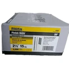 Angled 2.5" Finish Nails 15 Galvanized Hillman 28 Collated 3500 Ct. Box New. Price: $22.49.