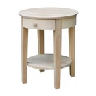 International Concepts Solid Wood Philips End Table - Natural Unfinished New. Price: $176.82.